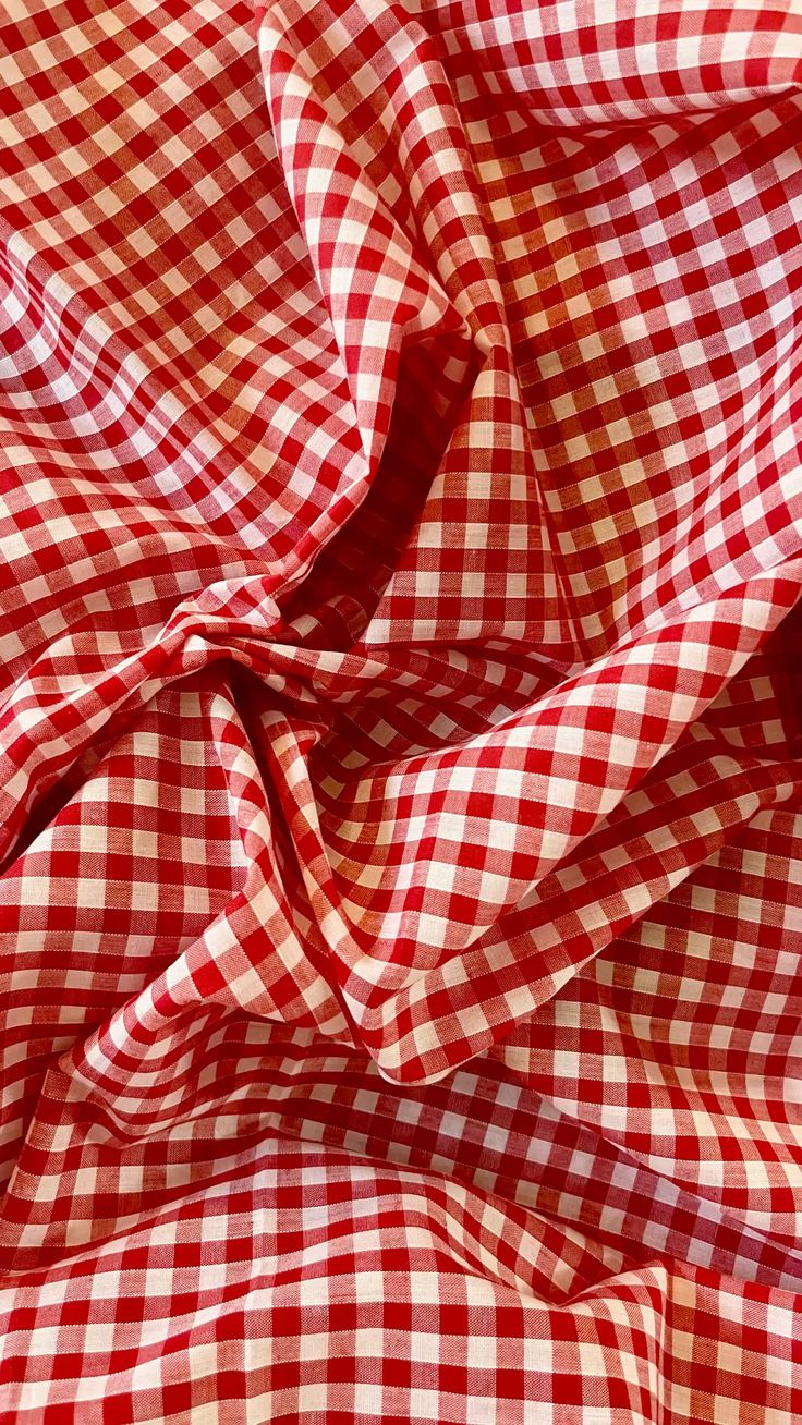 Gingham print pants