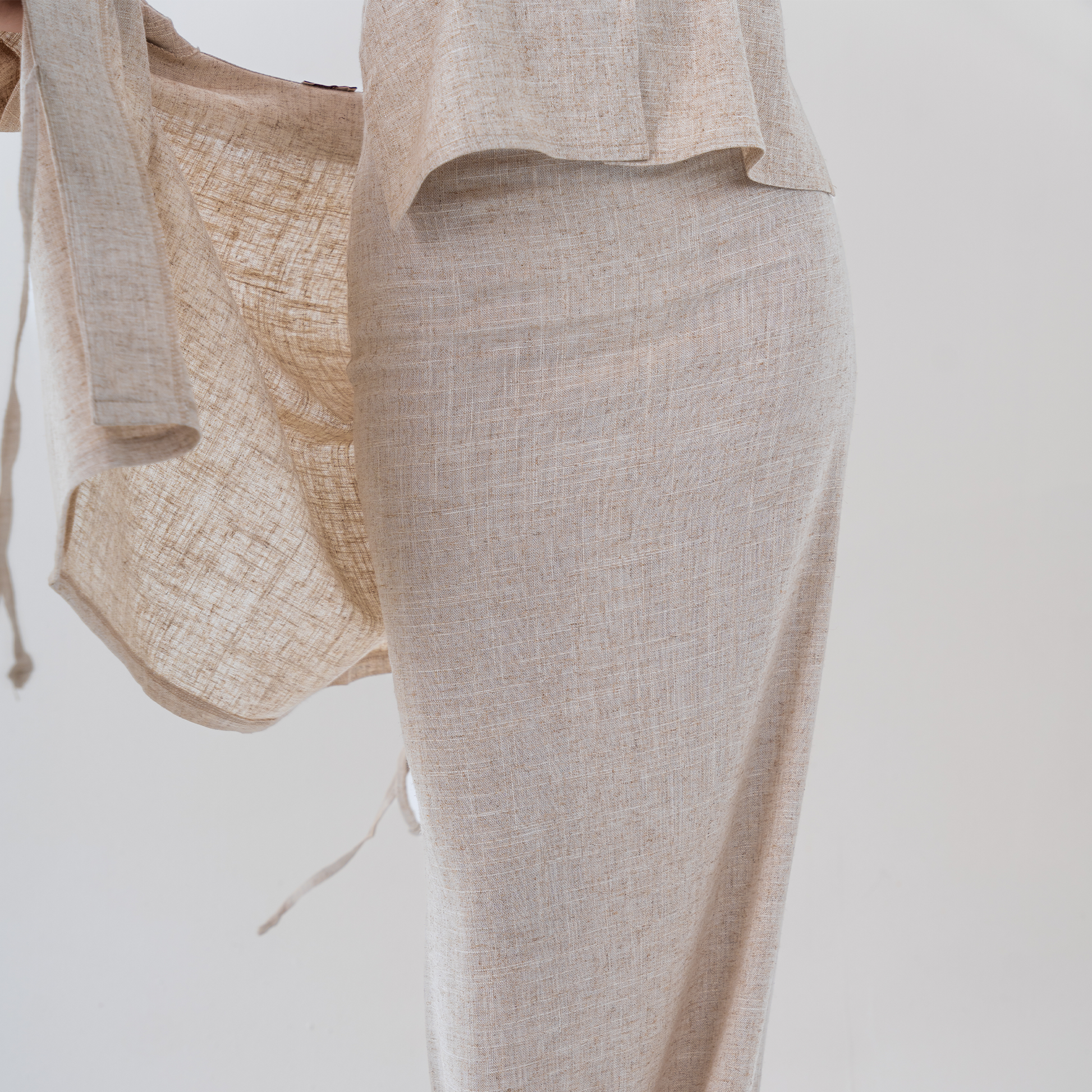 Minimalist Linen Skirt