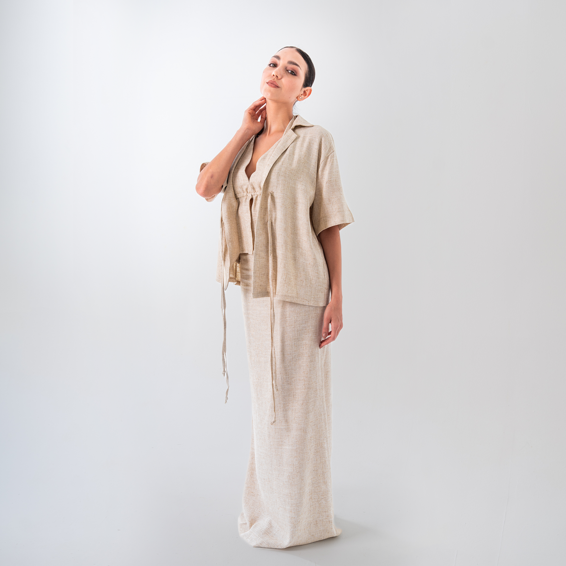Minimalist Linen Shirt