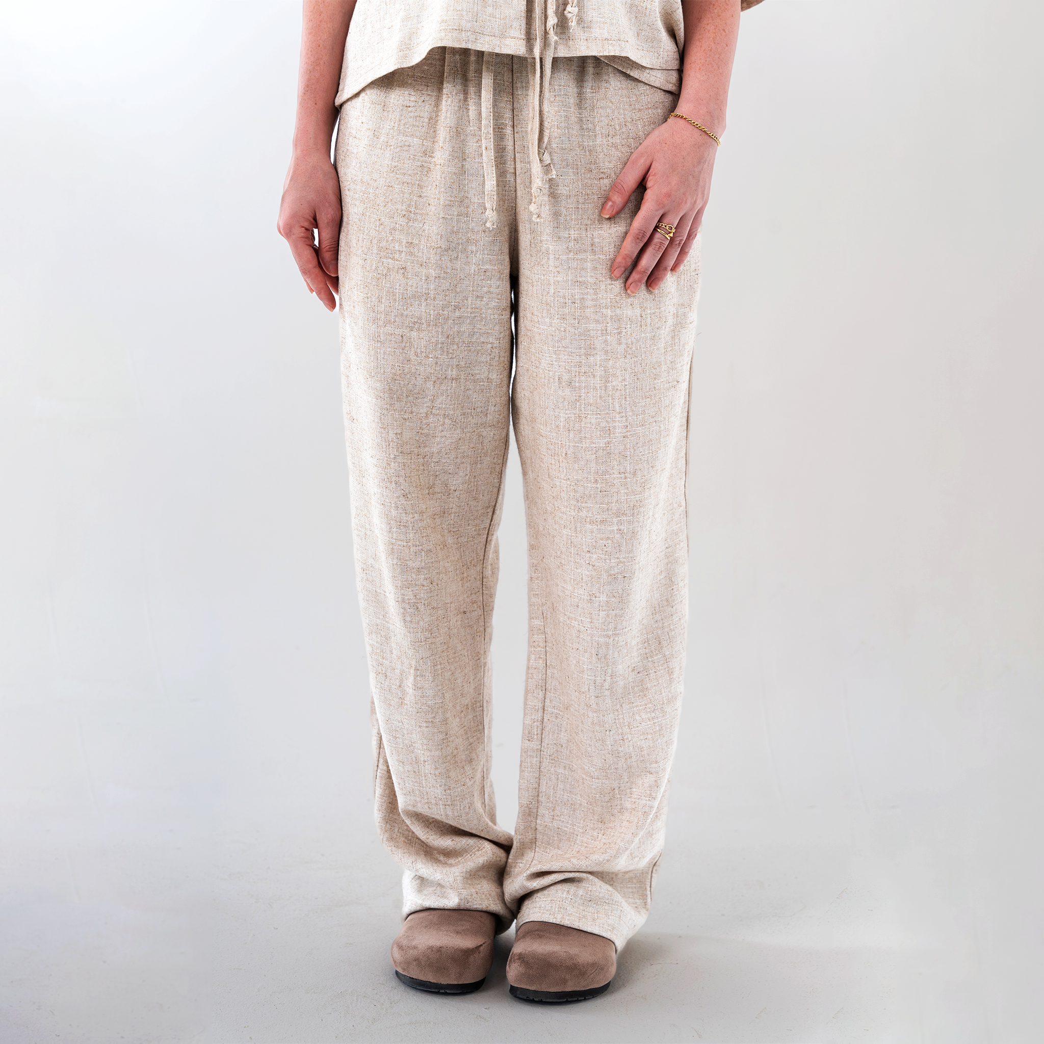 Minimalist Linen Pants - Baloska