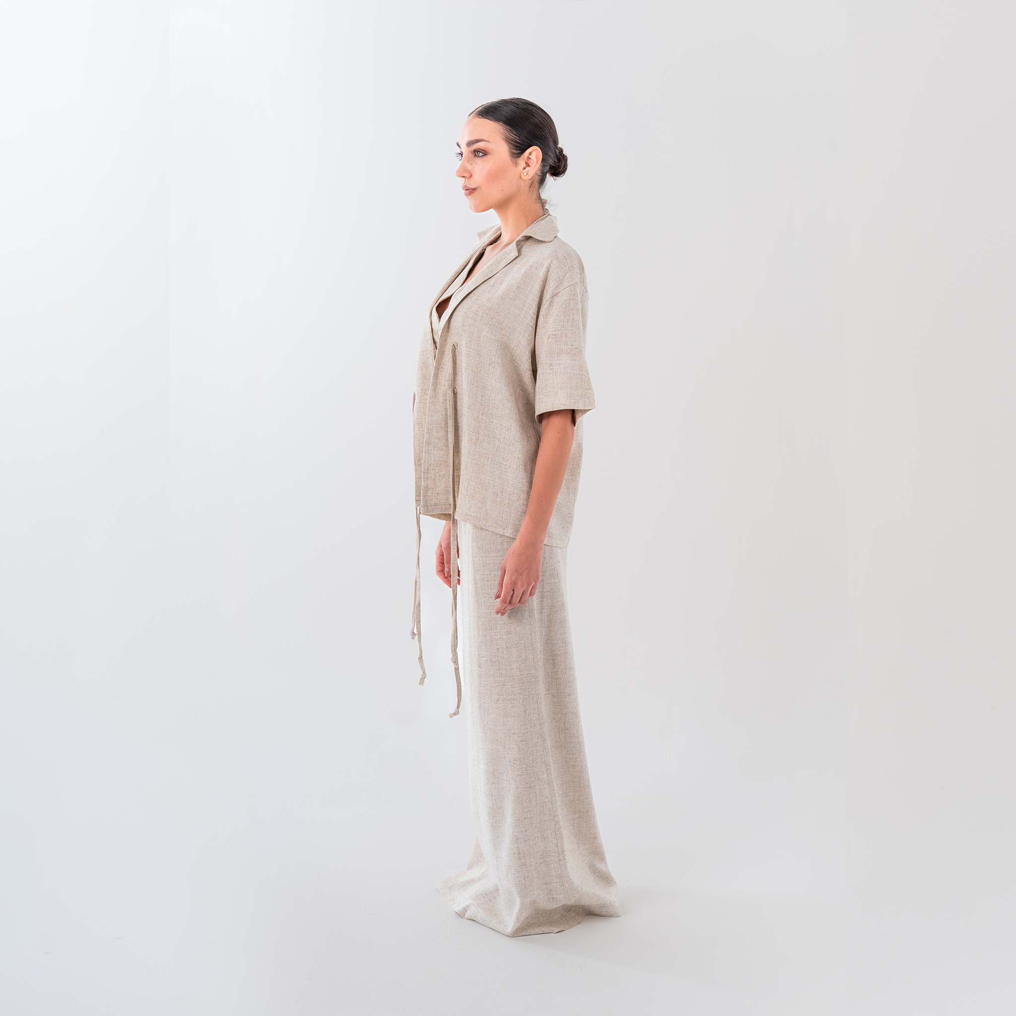 Minimalist Linen Shirt - Baloska