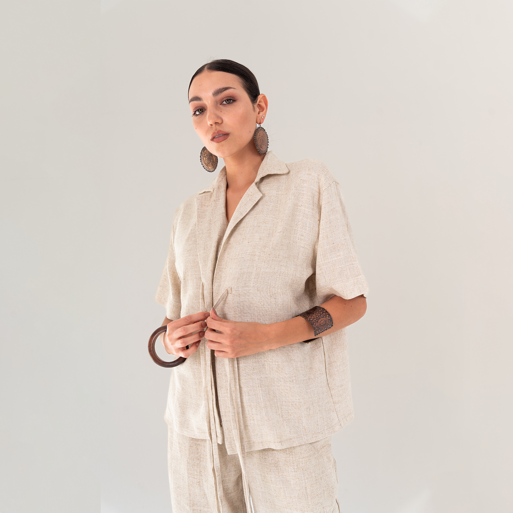 Minimalist Linen Shirt