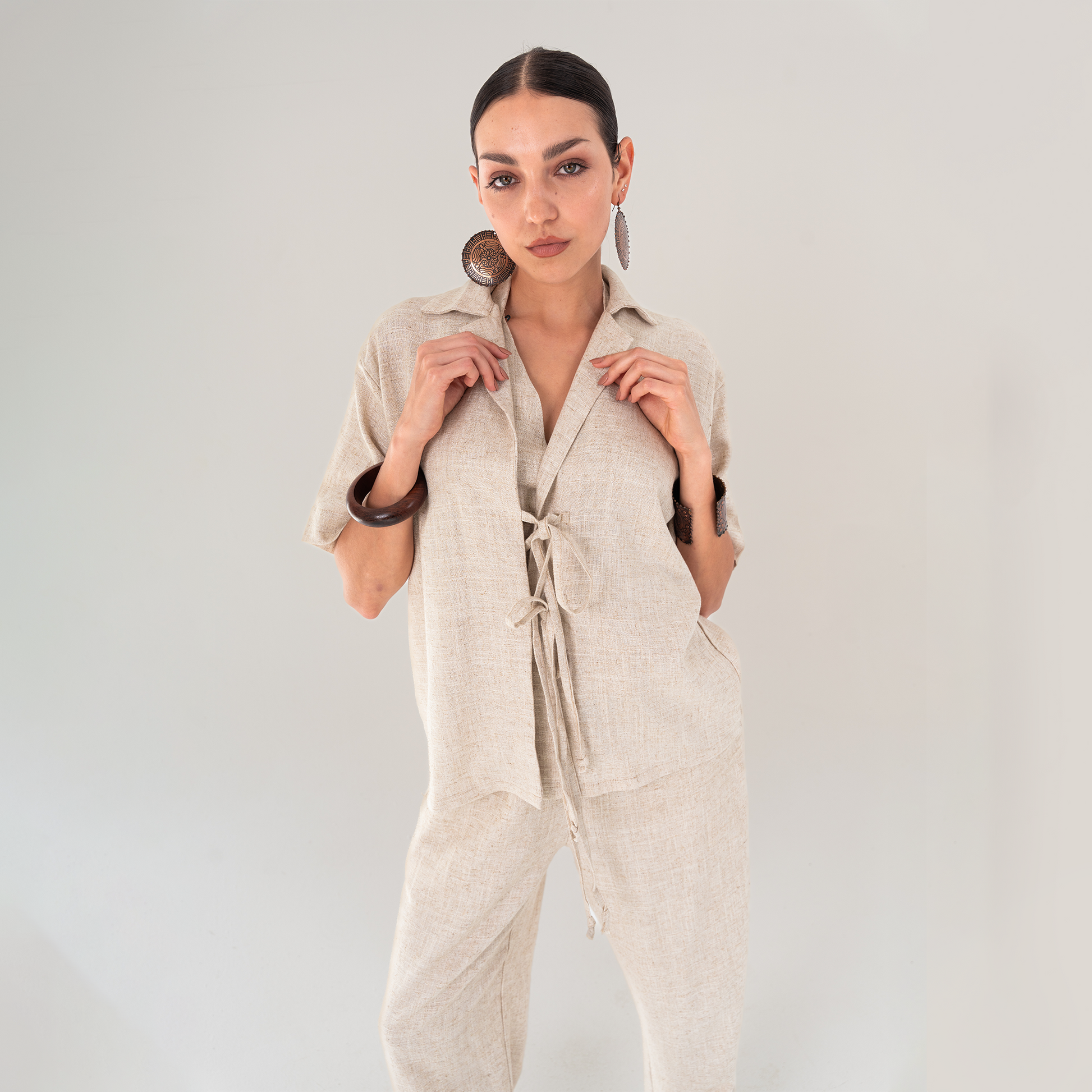 Minimalist Linen Shirt