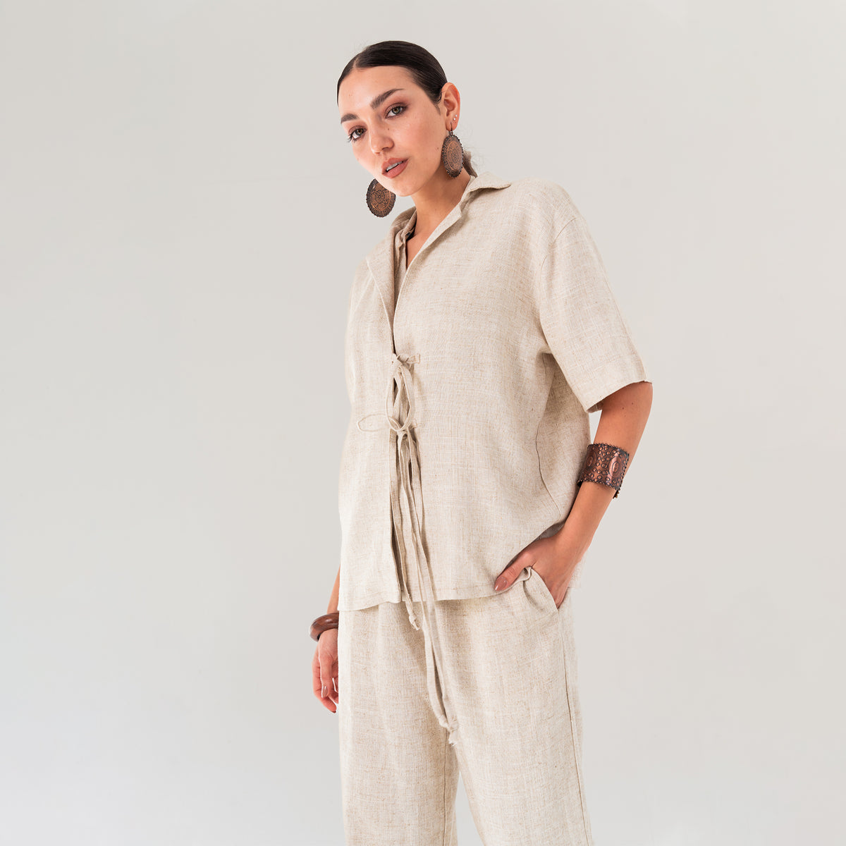 Minimalist Linen Shirt