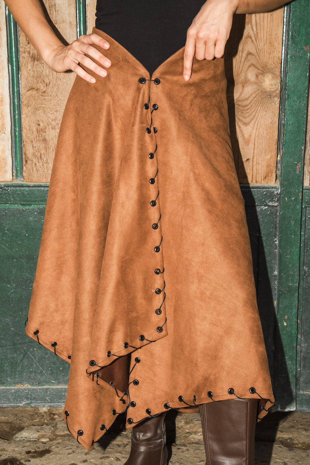 Western leather skirt - Baloska