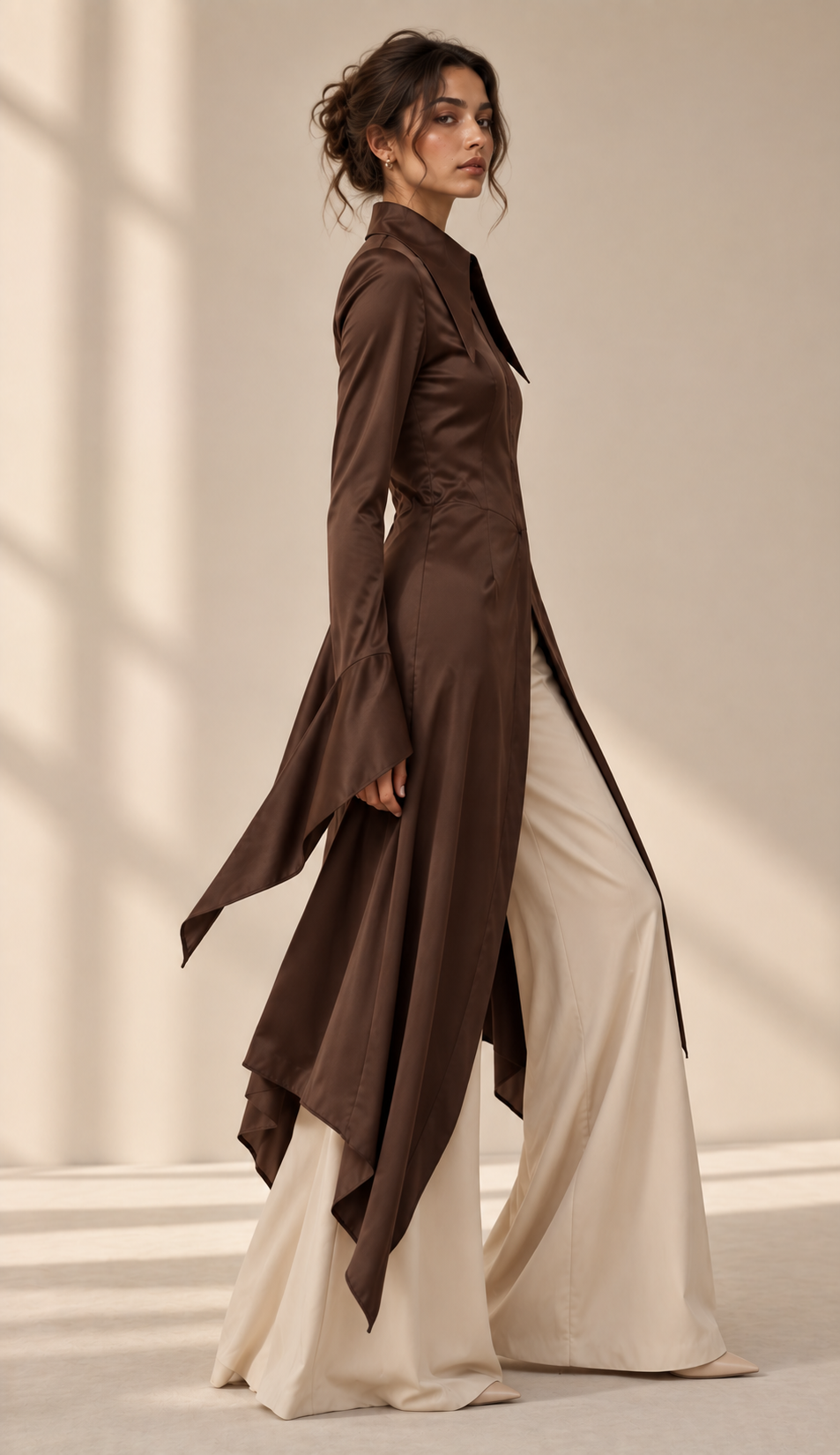 Asymmetrical Shirt Dress