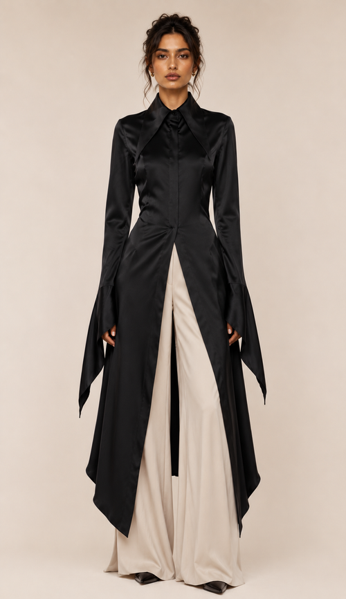 Asymmetrical Shirt Dress