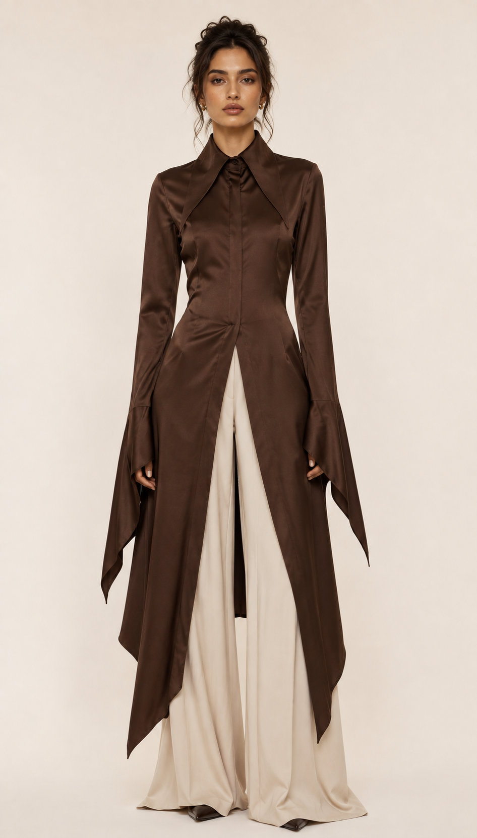 Asymmetrical Shirt Dress