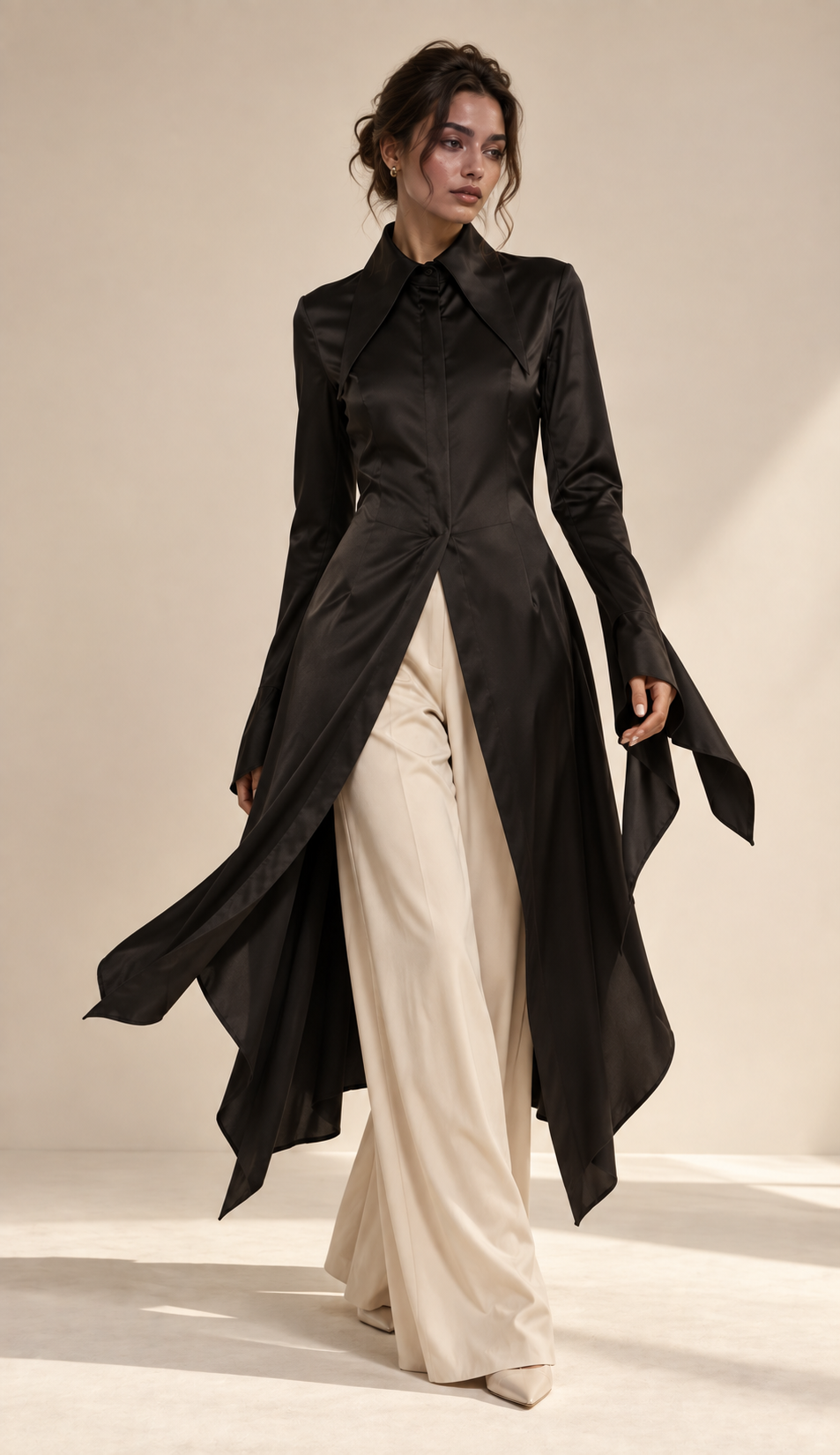 Asymmetrical Shirt Dress