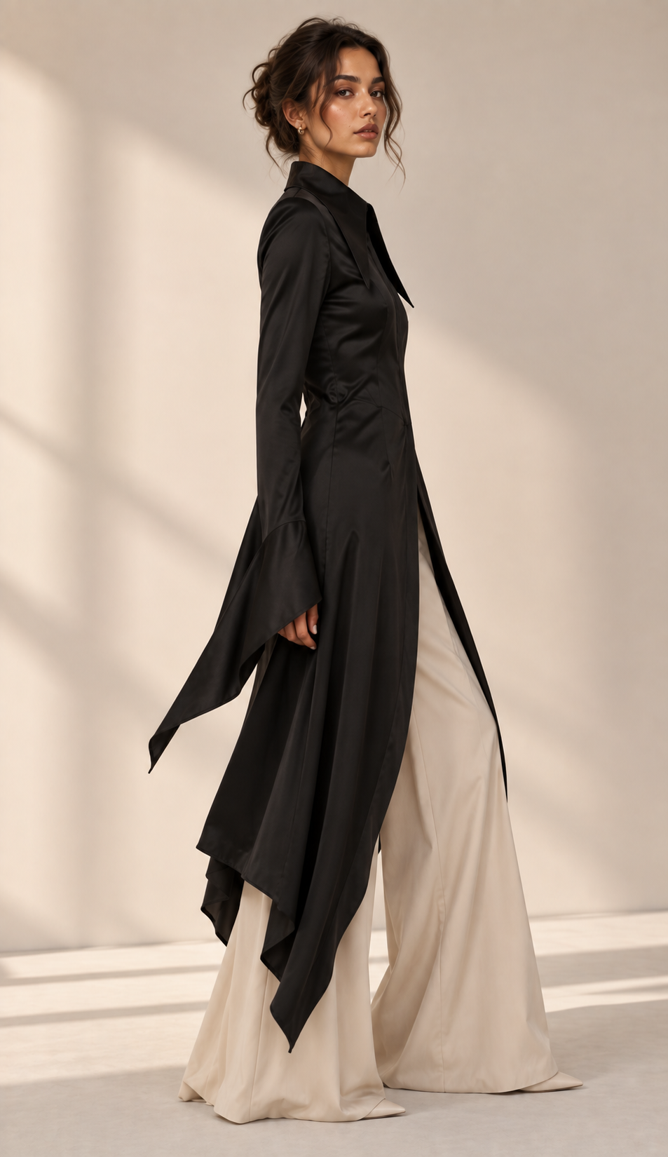 Asymmetrical Shirt Dress