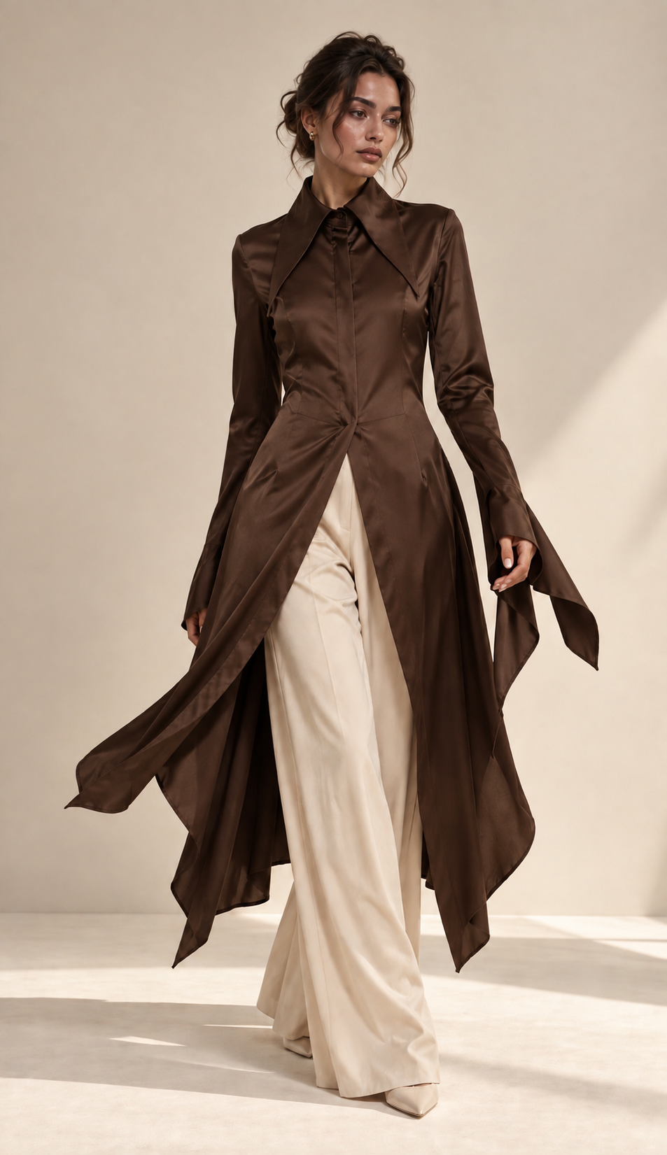 Asymmetrical Shirt Dress