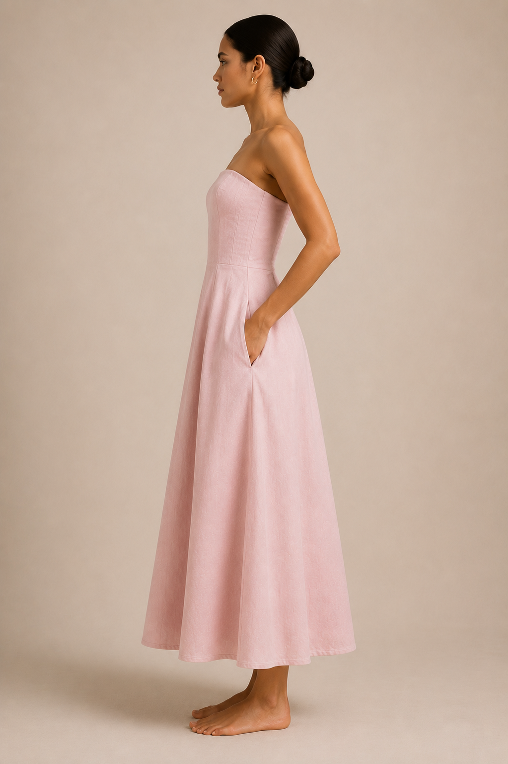 Linen Midi Dress