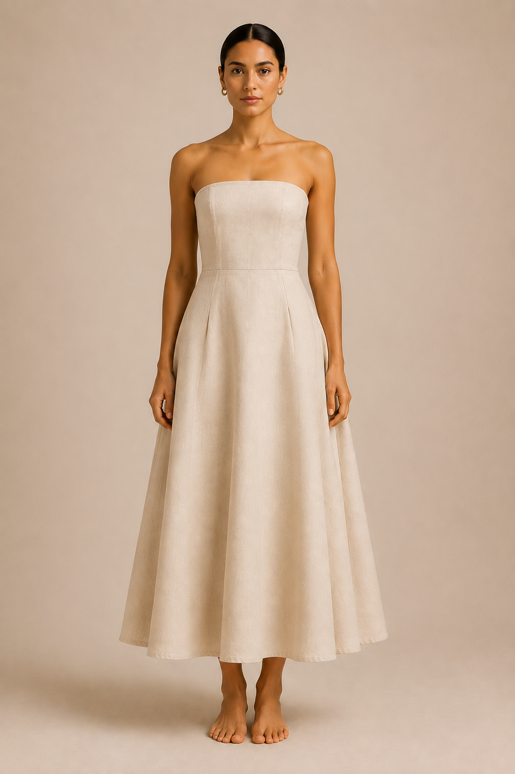 Linen Midi Dress