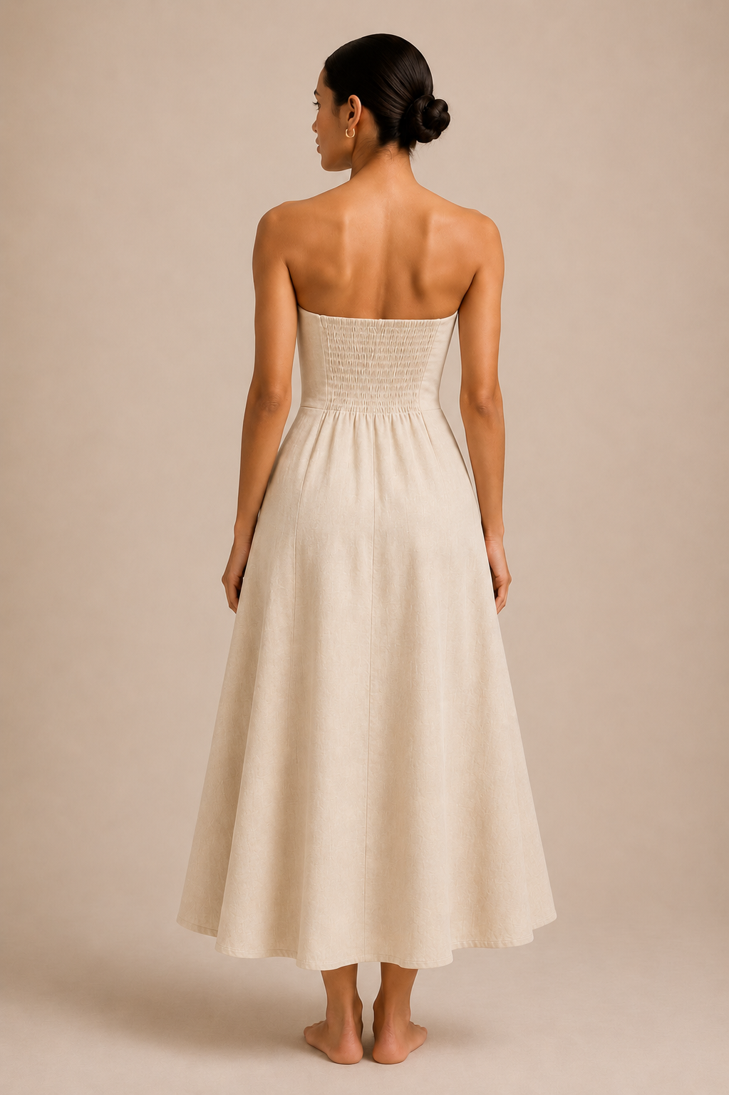 Linen Midi Dress