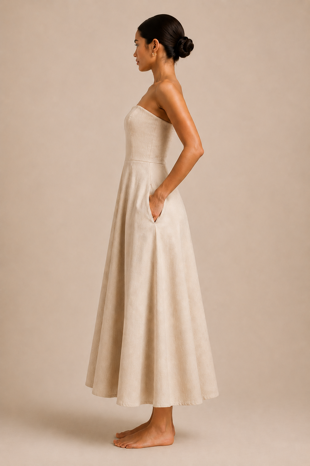 Linen Midi Dress