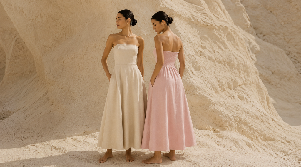 Linen Midi Dress