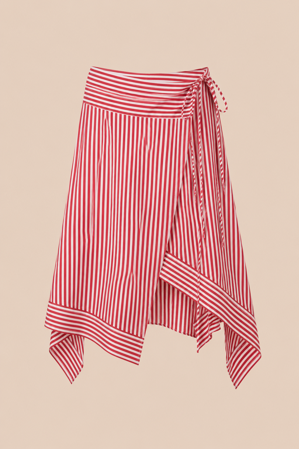 Halter Top and Skirt striped Set