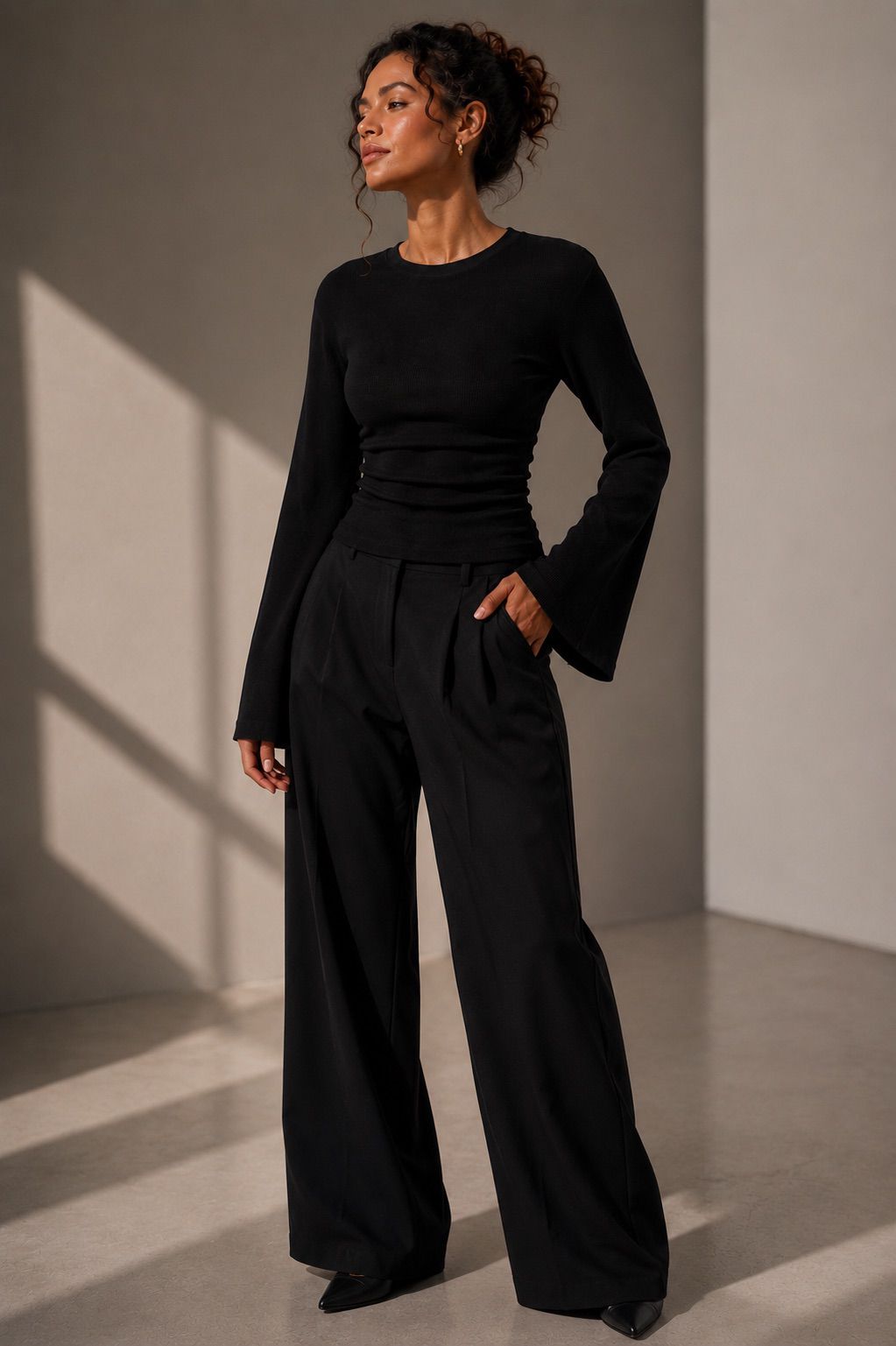 The Flare-Sleeve Blouse
