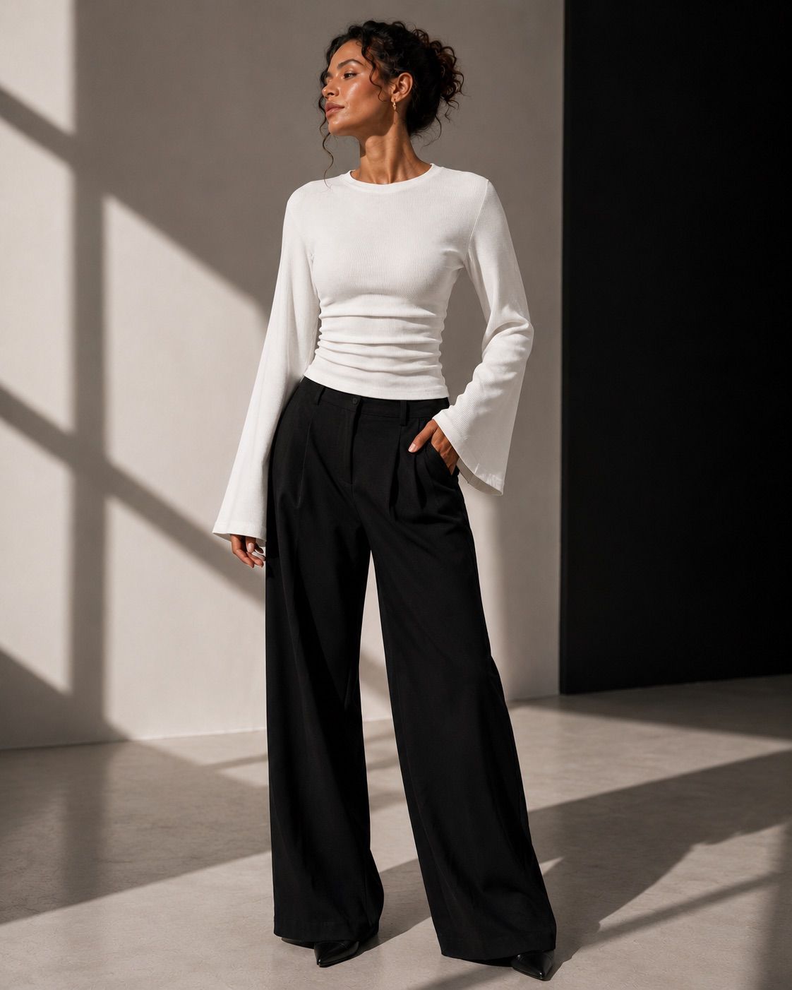 The Flare-Sleeve Blouse