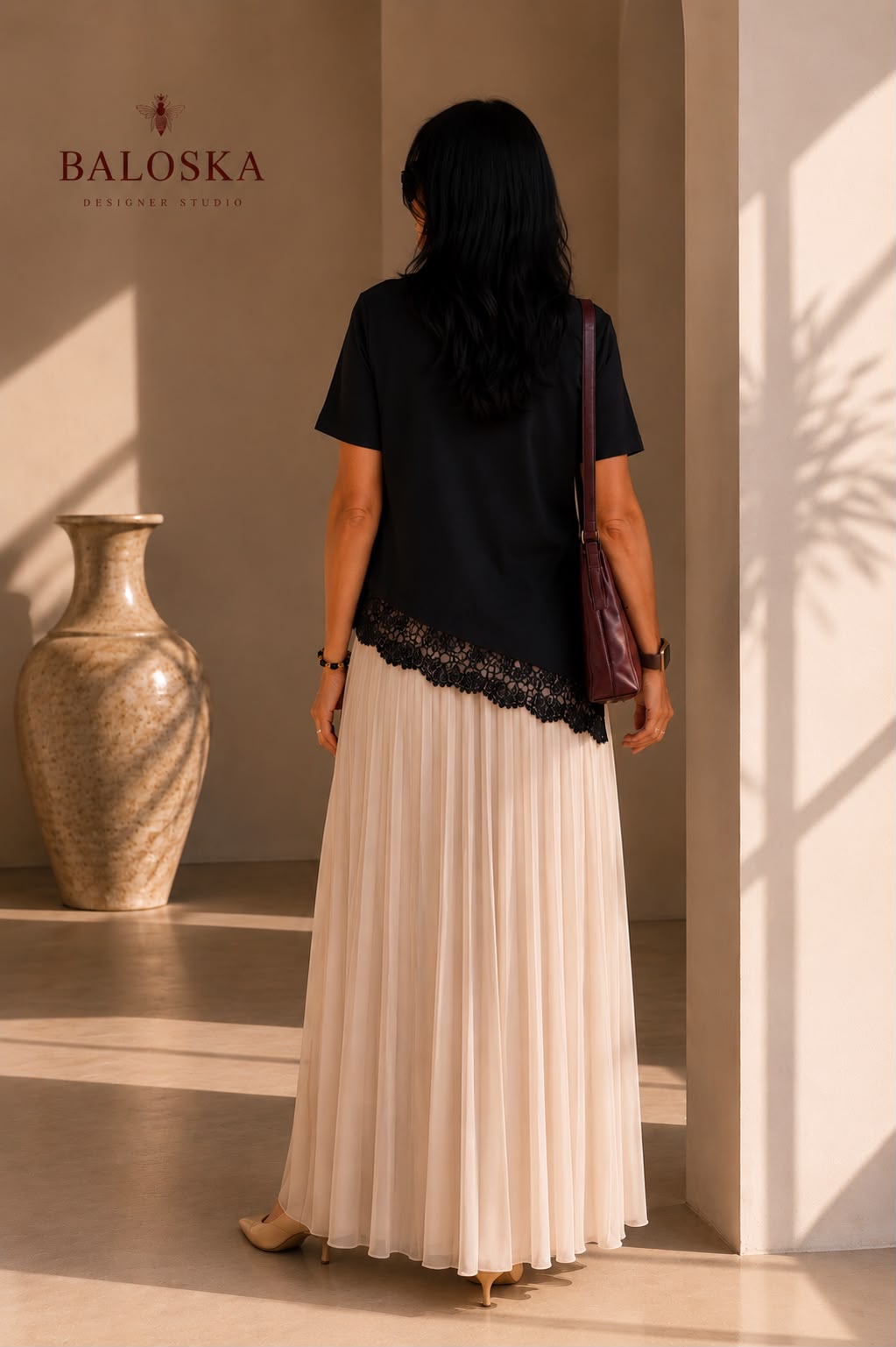 Lace-Trim T-Shirt