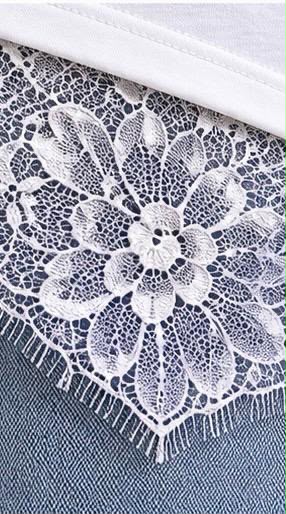 Lace-Trim T-Shirt