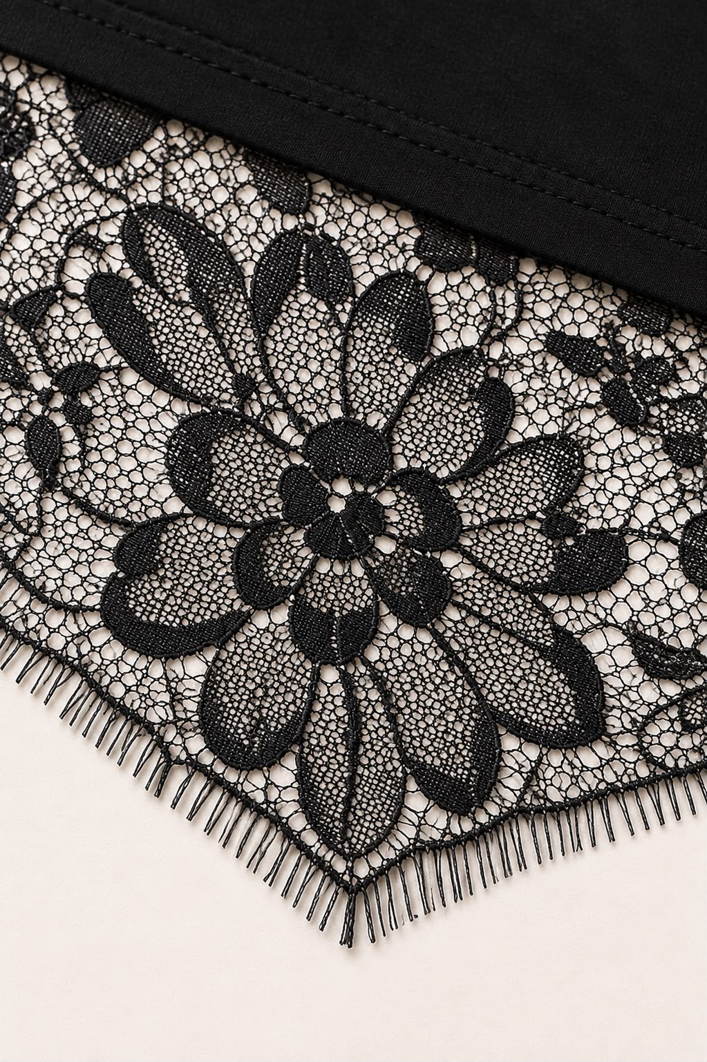Lace-Trim T-Shirt