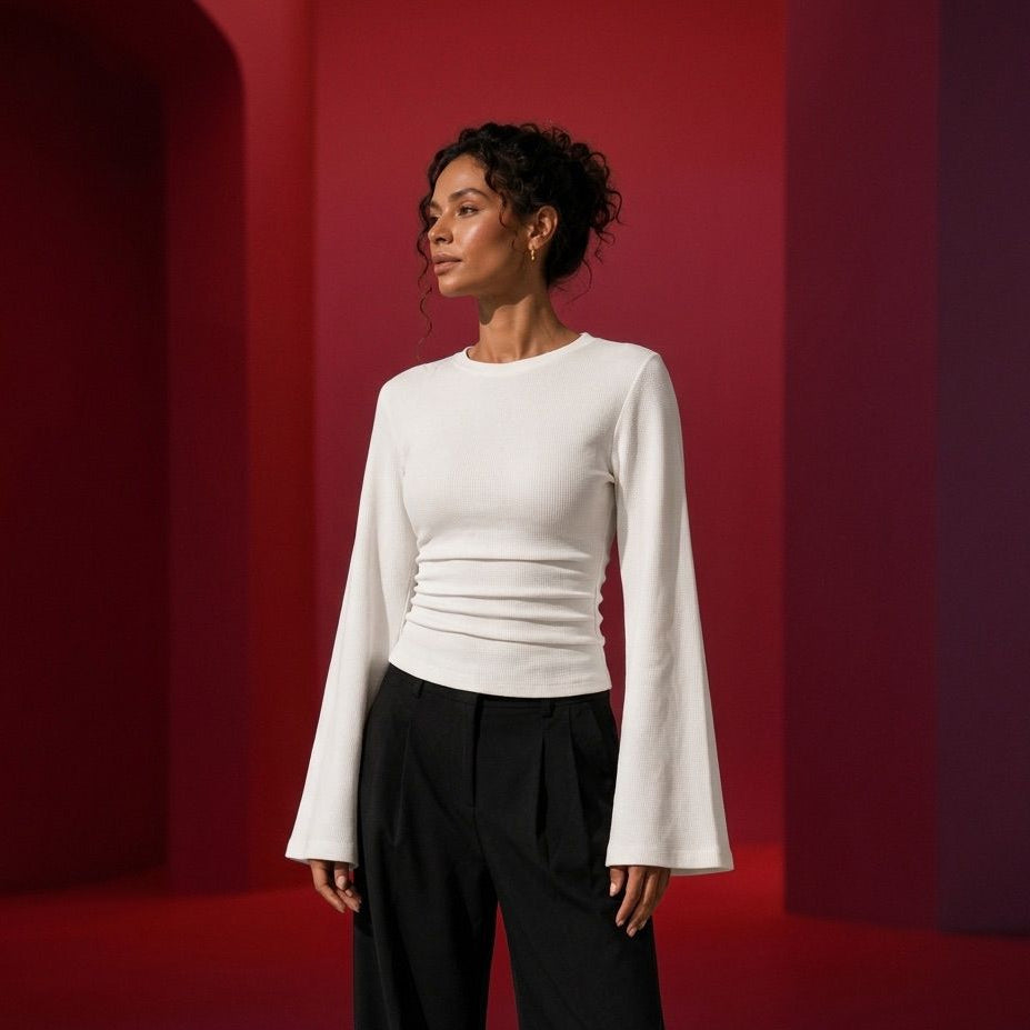 The Flare-Sleeve Blouse