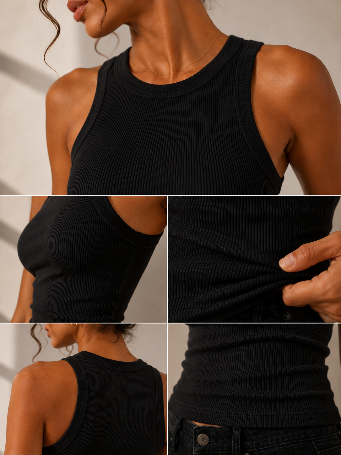 Sleek Ribbed Tank
