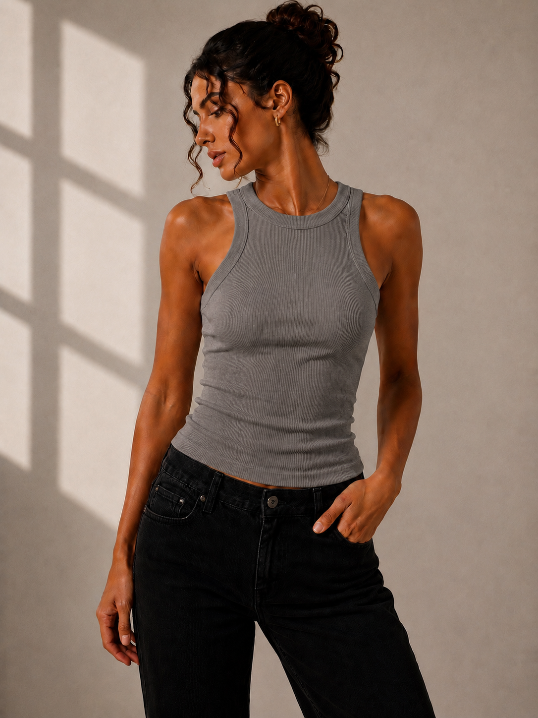 Sleek Ribbed Tank