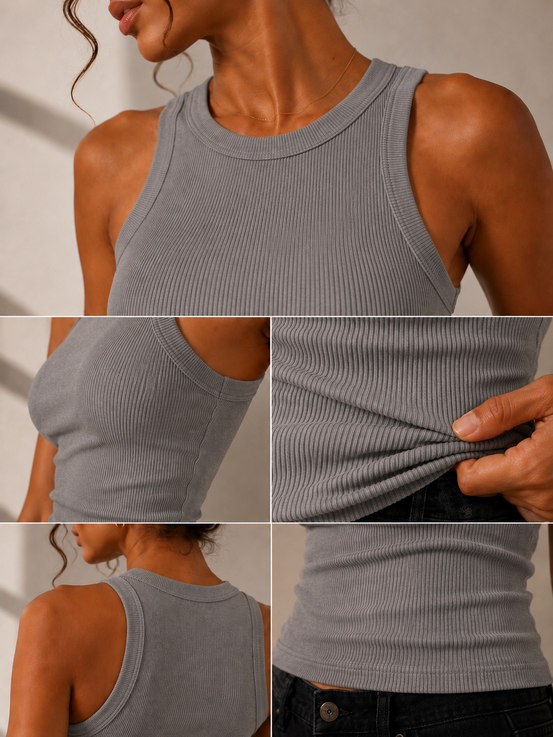 Sleek Ribbed Tank